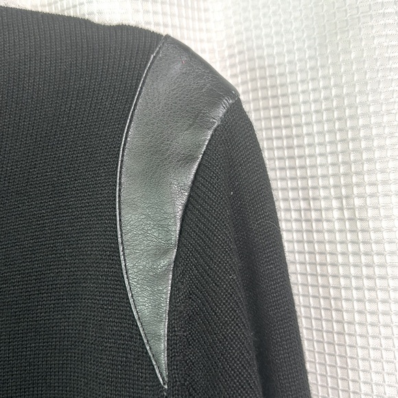 Calvin Klein Black Knit Dress with Gold Zipper, Size XL - Picture 14 of 14